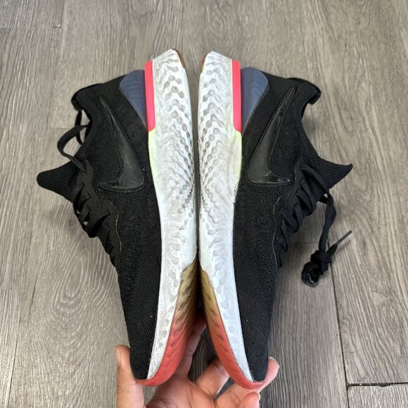Nike Epic React Flyknit 2 Men’s Size 12 Black Running Shoes Sneakers BQ8928-003 main image 7